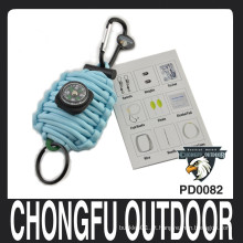 Portable Paracord Mini Survival Grenade Kit